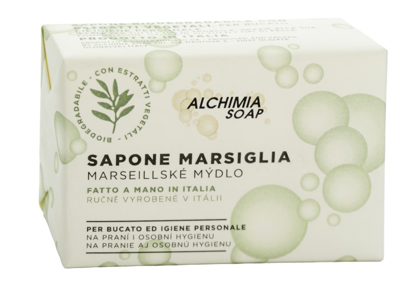 MARSEILLSKÉ mýdlo s rostlinnými výtažky citronely cejlonské 250g.