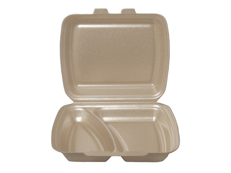 Menu box GASTRO EPP 2x zámek, NATUR, 2. dílný, 