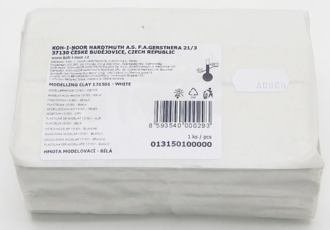 Modelovací hmota 1000g. BÍLÁ