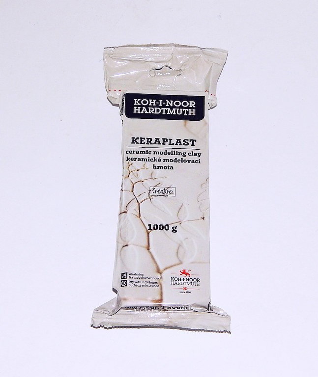 Modelovací hmota Kera Plast 1000g. bílá