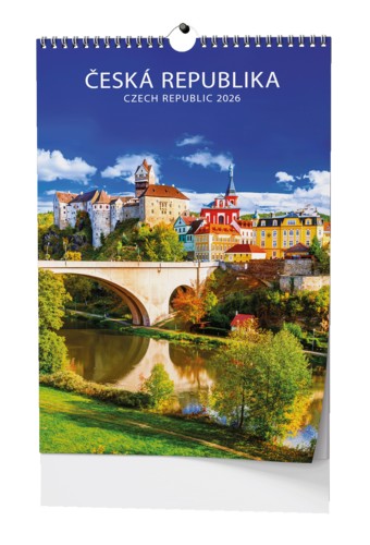 Nástěnný kalendář A3 měsíční - Česká re