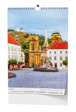 Nástěnný kalendář A3 měsíční - Česká republika