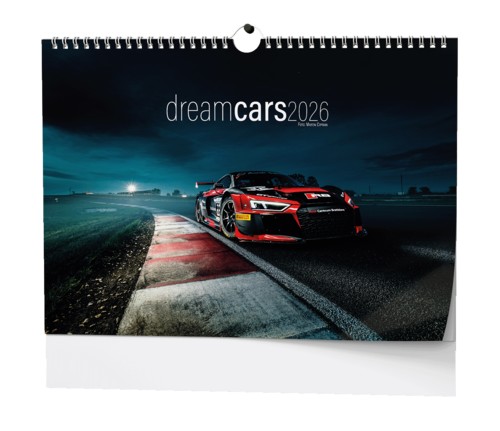 Nástěnný kalendář A3 měsíční - Dream Cars