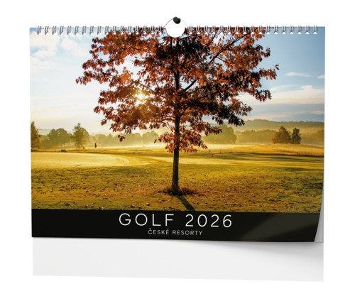 Nástěnný kalendář A3 měsíční - Golf
