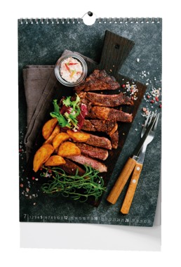 Nástěnný kalendář A3 měsíční - Gourmet