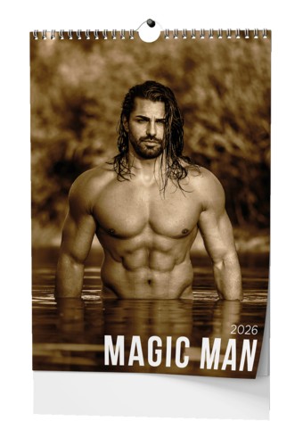 Nástěnný kalendář A3 měsíční - Man magic