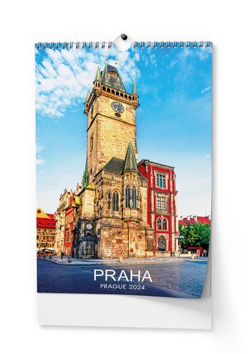 Nástěnný kalendář A3 měsíční - Praha
