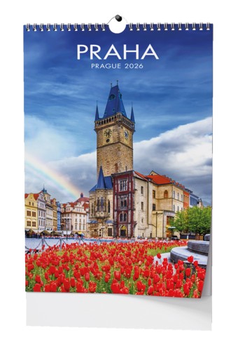 Nástěnný kalendář A3 měsíční - Praha
