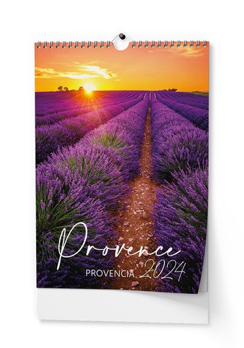 Nástěnný kalendář A3 měsíční - Provence