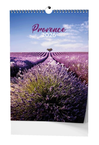 Nástěnný kalendář A3 měsíční - Provence