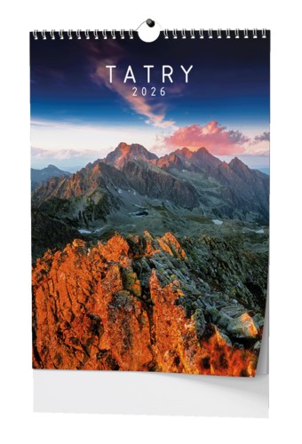 Nástěnný kalendář A3 měsíční - Tatry