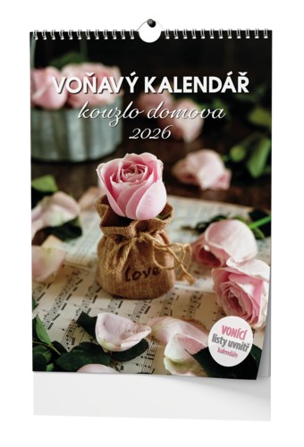 Nástěnný kalendář A3 Měsíční - VOŇAVÝ K