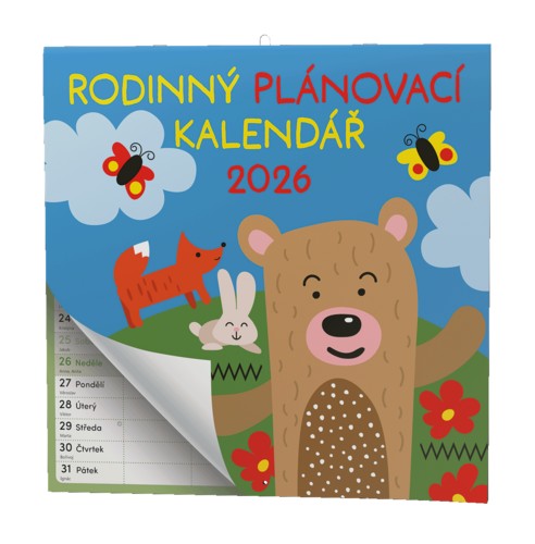 Nástěnný kalendář A3 - Rodinný plánovaí ka