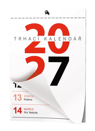 Nástěnný kalendář - Trhací kalendář - A6