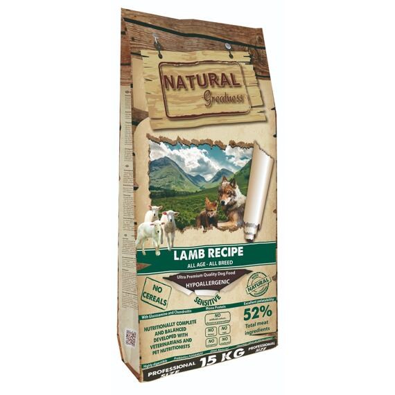 Natural Greatness Lamb Recipe All Breed Sensitiv -