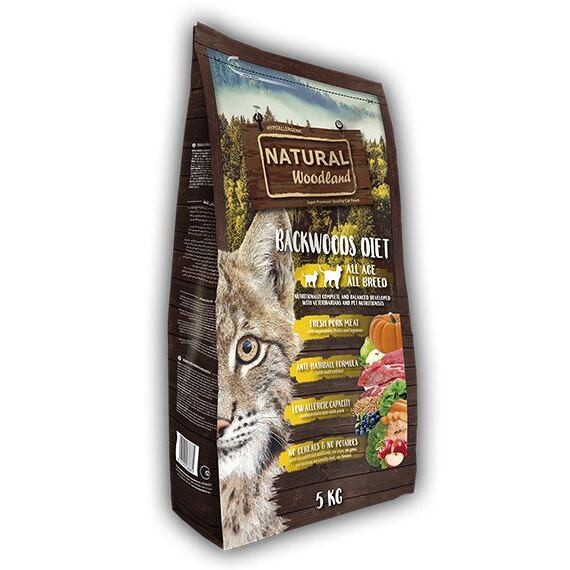 Natural Woodland Backwoods Diet Cat & Kitten /vepřové/ Natural Woodland Backwoods Diet Cat & Kitten /vepřové/