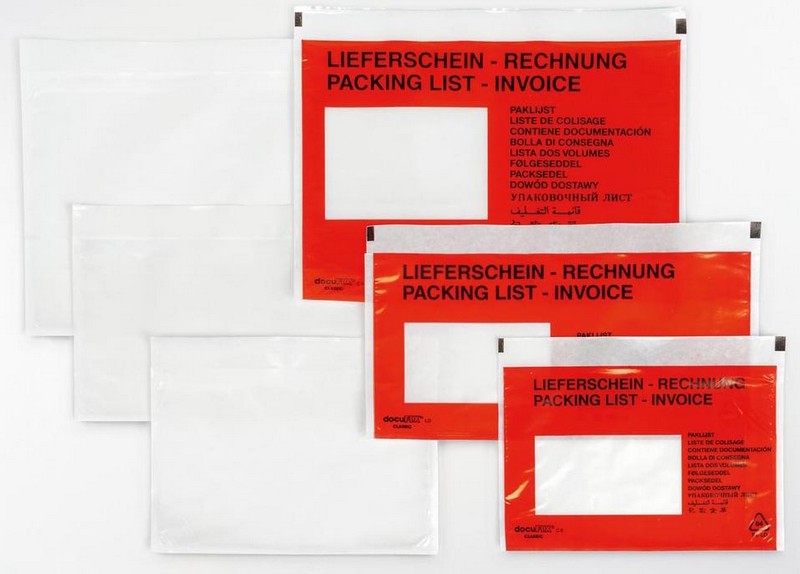 Obálka na dokumenty C5 - 230x170mm. červené