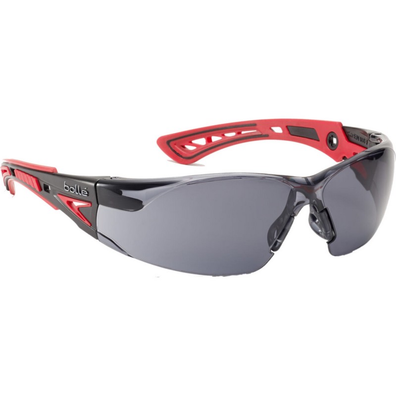 Ochranné brýle BOLLE RUSH+ tonované červené/černé
