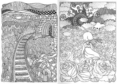 Omalovánky A4 - Antistresová - Relax