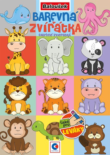 Omalovánky A5 - Barevná zvířátka