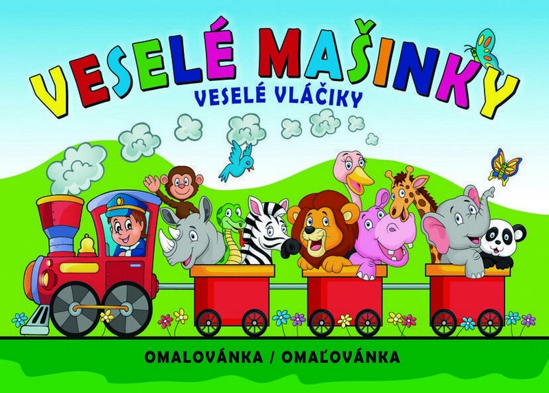 Omalovánky A5 - Veselé mašinky