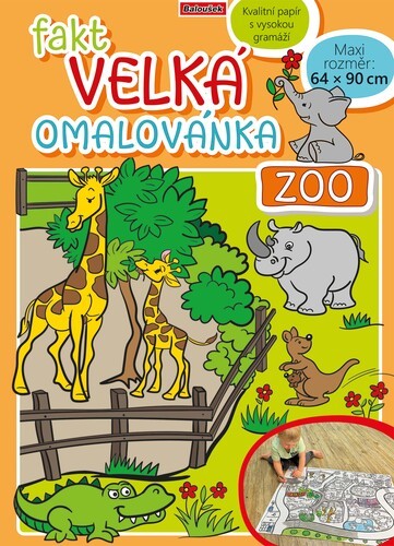 Omalovánky XXL - ZOO