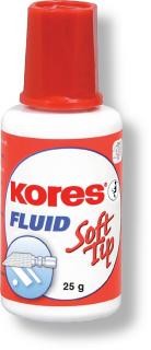 Opravný lak KORES Fluid Soft Tip 25 g s houbičko