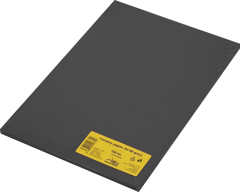 Papír náčrtníkový A4 80g / 100l  černý