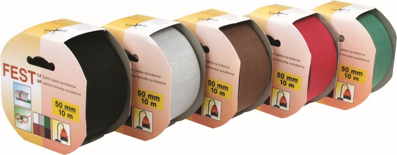 Páska kobercová textilní FEST Tape HNĚDÁ