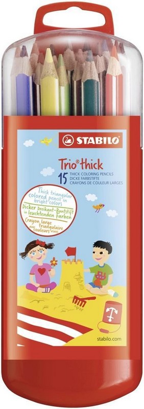 Pastelky Stabilo Trio silné v plast. bo