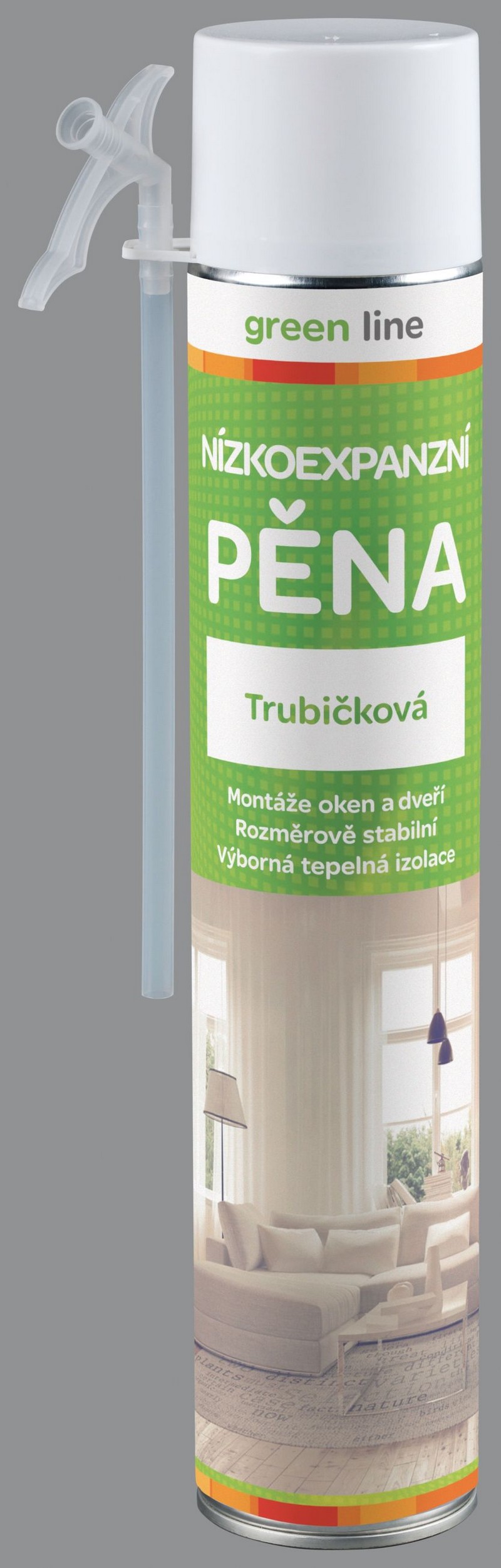 Pěna montážní GREEN LINE nízkoexpanzní 750 ml.