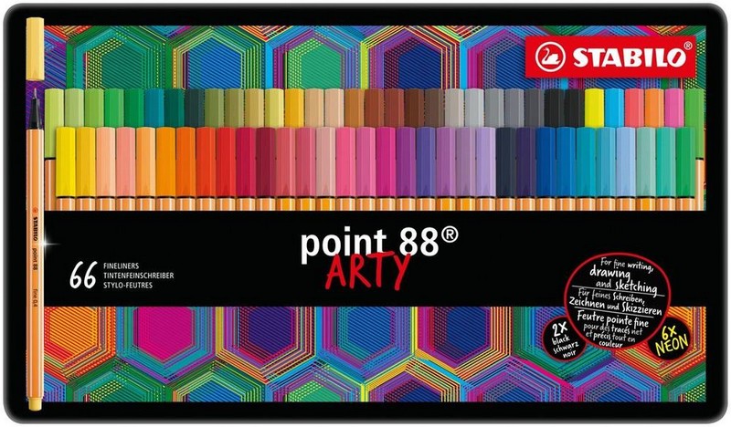 Popisovač STABILO POINT jemný liner 88 ARTY 66 b