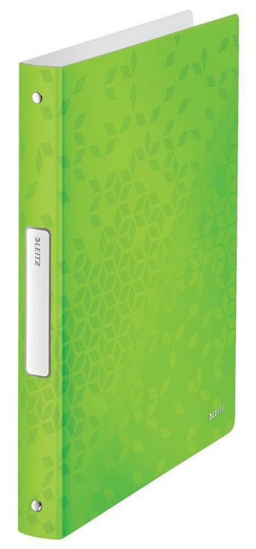 Pořadač 4-kroužkový Leitz WOW A4 MAXI 4 cm,zel