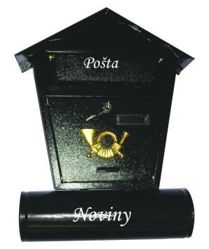 Poštovní schránka špičatá ST101-460x360x100 mm