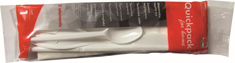 Příbor plastový SADA 5ks. CAMPING