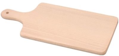 Prkénko kuchyňské dřevěné s ručkou 38 x 18 cm. NATUR dřevo