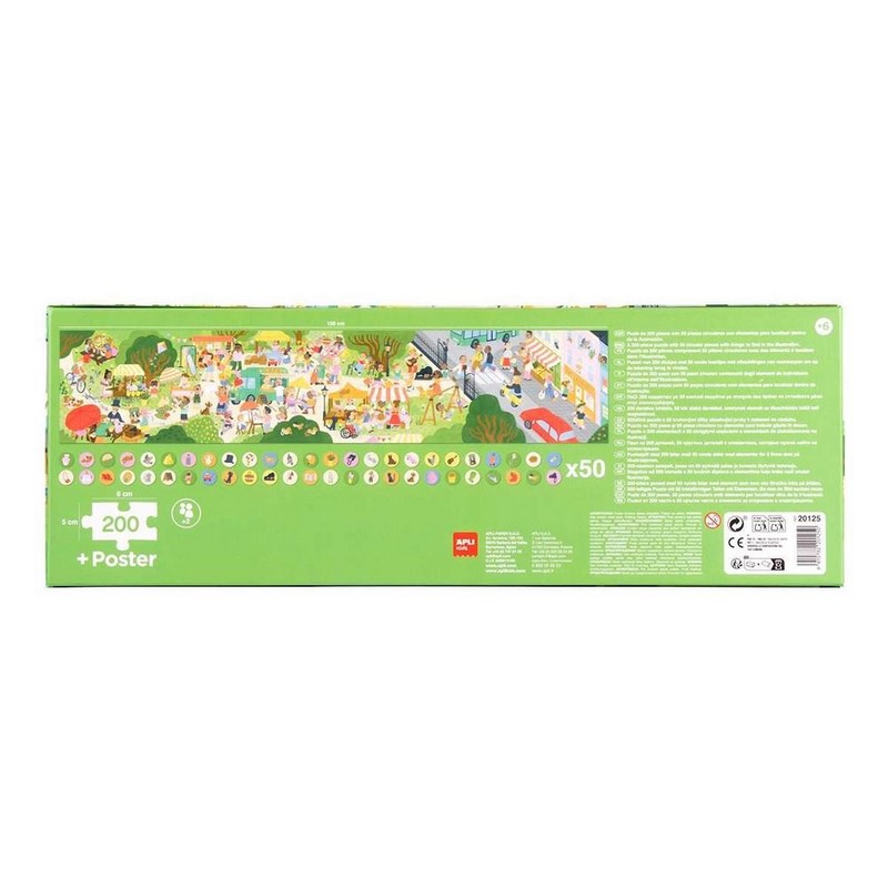 Puzzle edukační Find It First! 6+ Jarmark, 200 ks