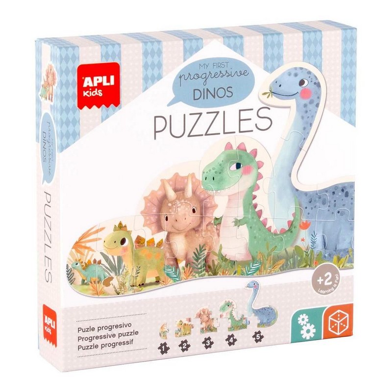 Puzzle edukační - My First 2+ Dinos,15 ks