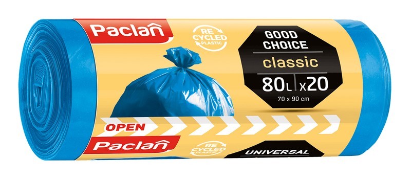Pytle na odpad HDPE 20µ., 80l. 20 ks. Classic