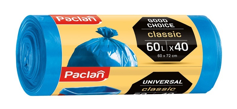 Pytle na odpad HDPE 7,4µ., 60l. 40 ks. Classic