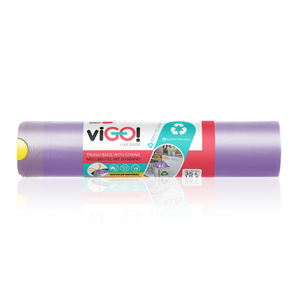 Pytle na odpad LDPE 27µ., 60l. 10 ks. PREMIUM zav