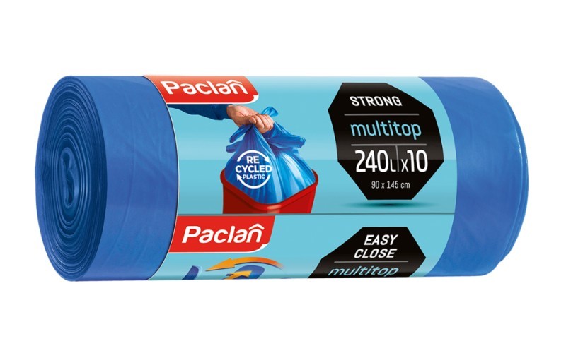 Pytle na odpad LDPE 40µ., 240l. 10 pytlů MULTITOP Pytle na odpad LDPE 40µ., 240l. 10 pytlů MULTITOP