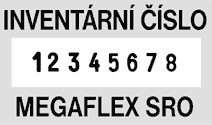 Razítko TRODAT 5558 NUMBERER 8 čísel+deska