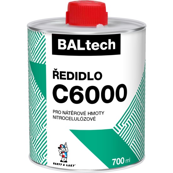 Ředidlo C6000 NITROCELULÓZOVÉ 700 ml.