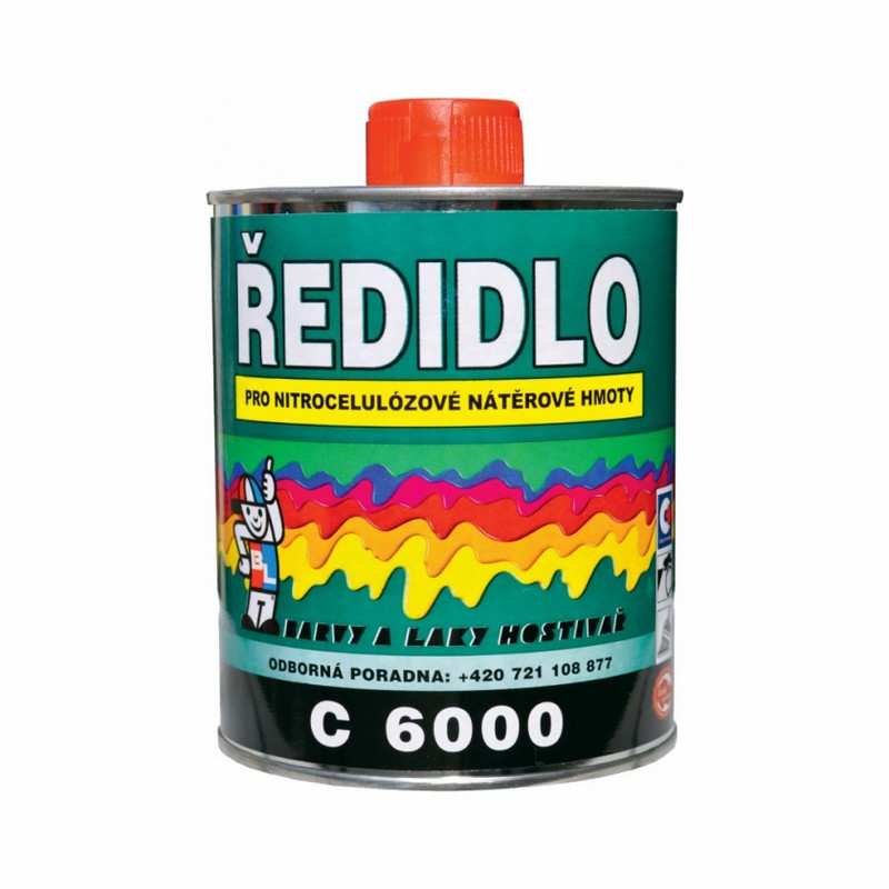 Ředidlo C6000 NITROCELULÓZOVÉ 700 ml.