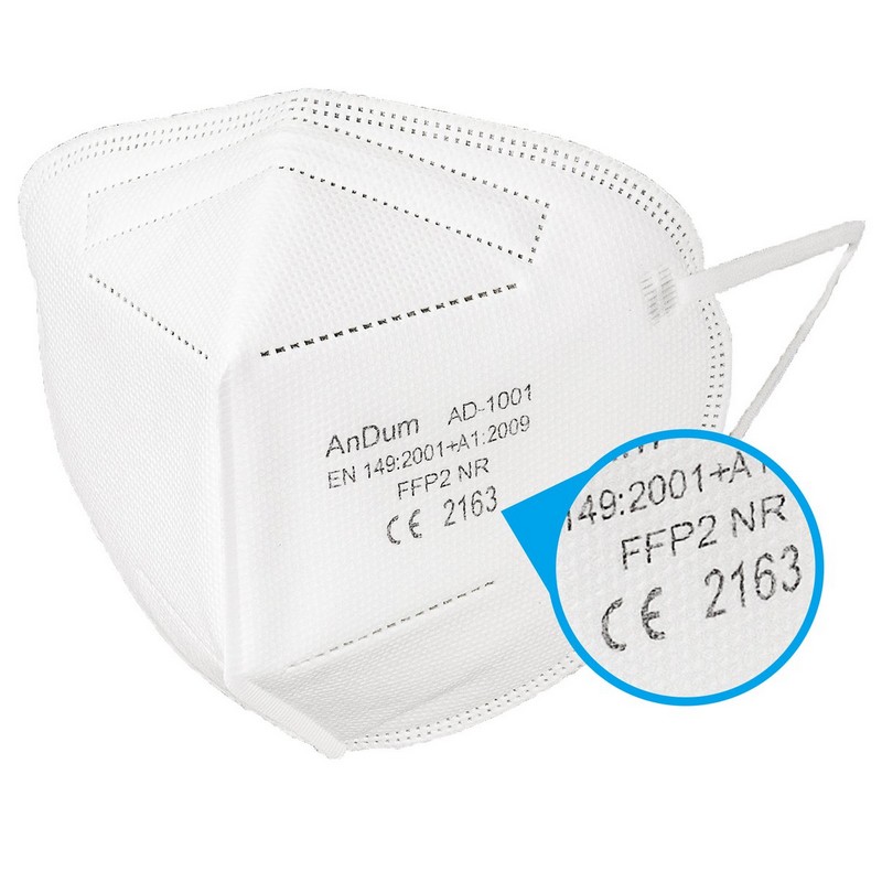 RESPIRÁTOR FFP2 NR XJ-9501 KN95 proti viru 1ks