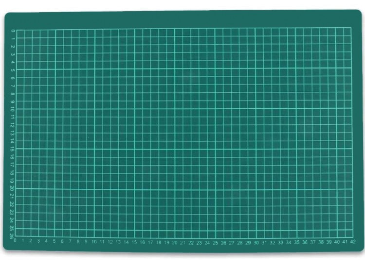 Řezací podložka A1, 600 x 900mm. zelená