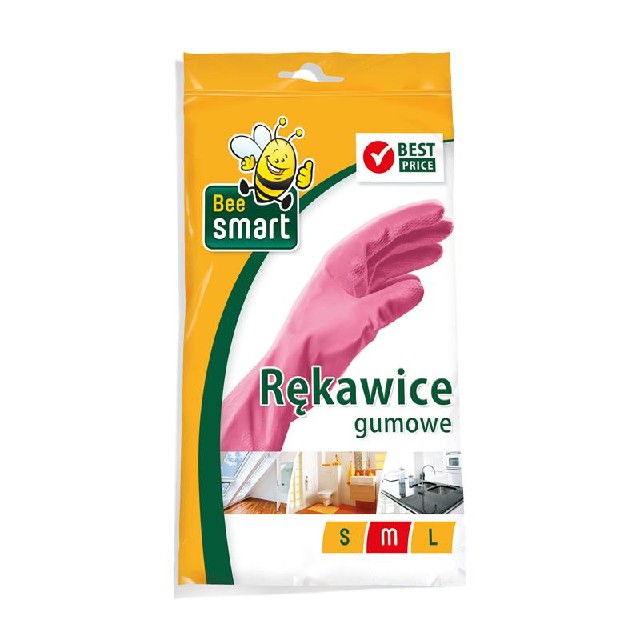 Rukavice GUMOVÉ velikost  M 1 pár Bee SMART