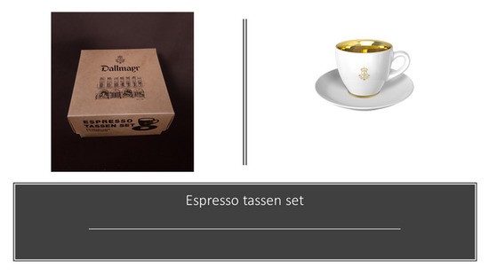 ŠÁLEK 40ml. ZLATÝ EXPRESSO s podšákem 1 ks.