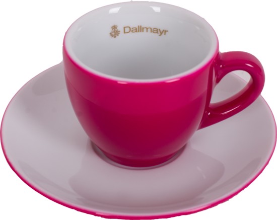 ŠÁLEK 80ml. ESPRESSO s podšálkem RŮŽOVÝ